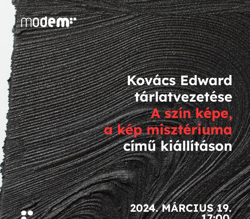 Kovács Edward tárlatvezetése