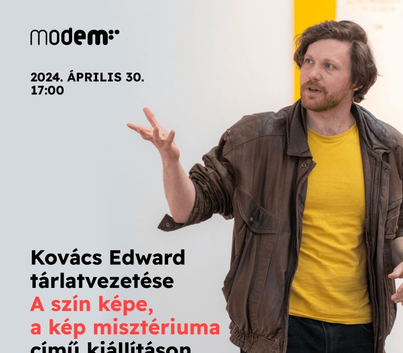 Kovács Edward tárlatvezetése