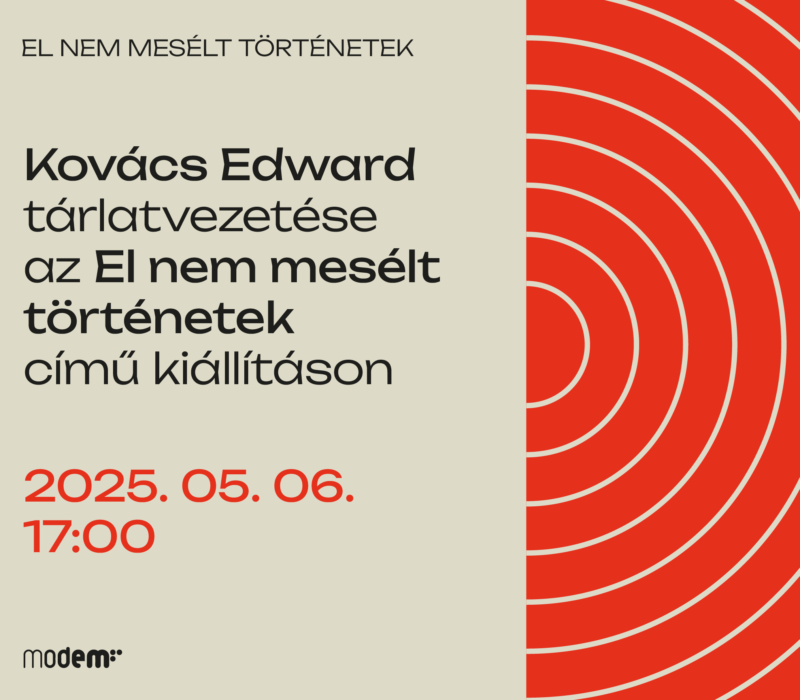 Kovács Edward tárlatvezetése az El nem mesélt történetek című kiállításon