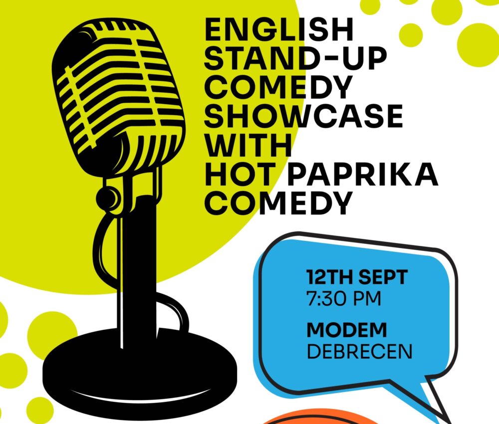 English Stand-Up Comedy Showcase with Hot Paprika Comedy at MODEM
