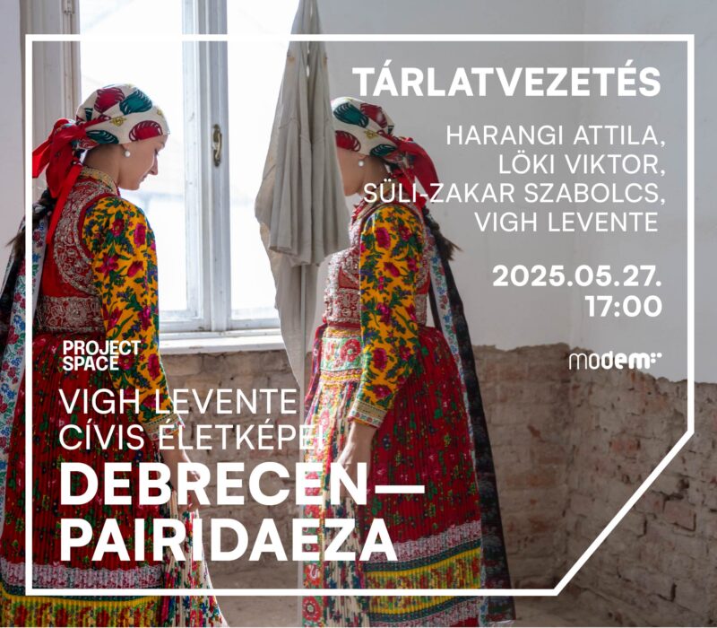 Tárlatvezetés a Debrecen – Pairidaeza I Vigh Levente cívis életképei című kiállításon