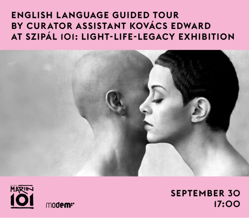 English language guided tour by Kovács Edward at Szipál 101 – Light – Life – Legacy exhibition