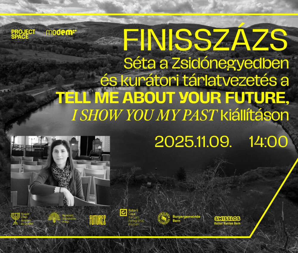 Séta a Zsidónegyedben és tárlatvezetés a Tell me about your Future, I Show you my Past kiállításon