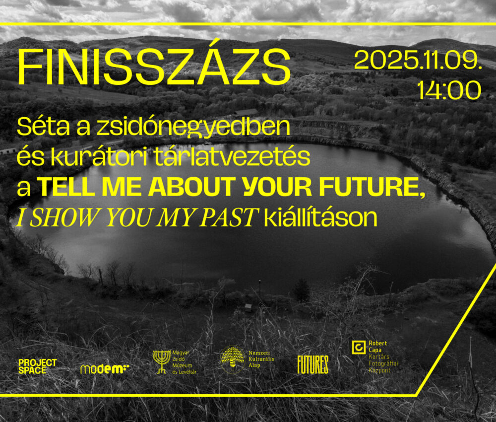 Séta a zsidónegyedben és tárlatvezetés a Tell me about your Future, I Show you my Past kiállításon