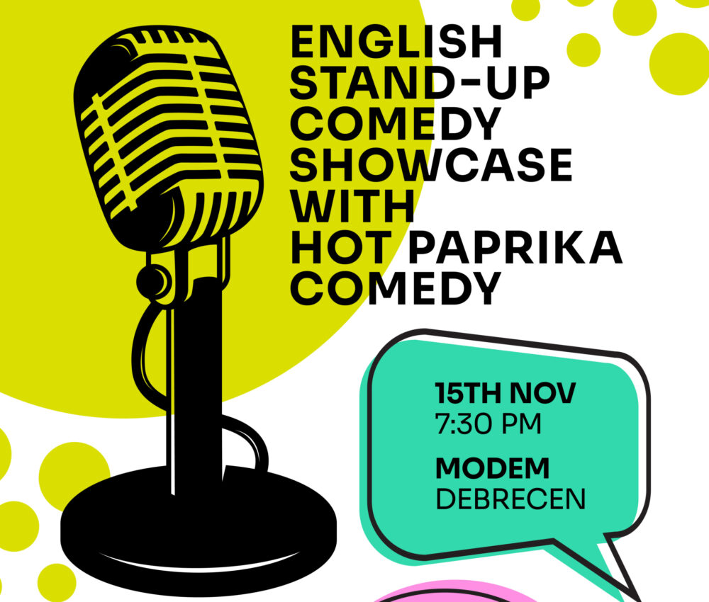 English Stand-Up Comedy Showcase with Hot Paprika Comedy at MODEM