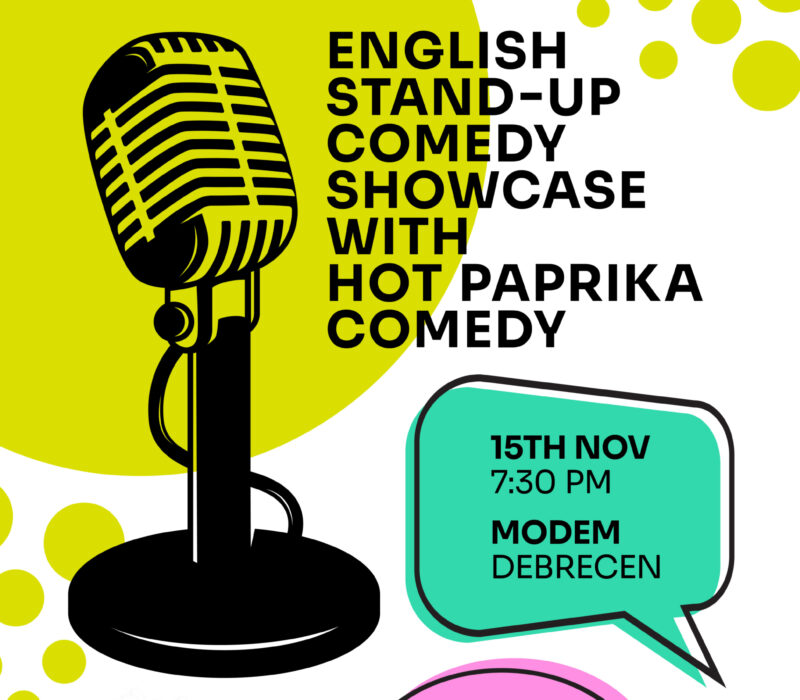 English Stand-Up Comedy Showcase with Hot Paprika Comedy at MODEM