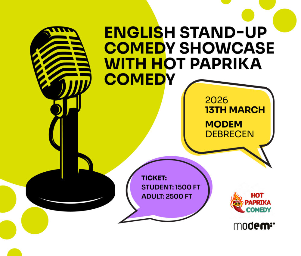 English Stand-Up Comedy Showcase with Hot Paprika Comedy at MODEM