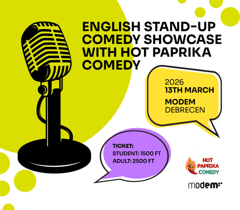 English Stand-Up Comedy Showcase with Hot Paprika Comedy at MODEM