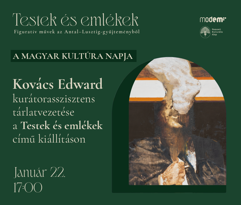A magyar kultúra napja: Kovács Edward tárlatvezetése a Testek és emlékek című kiállításon