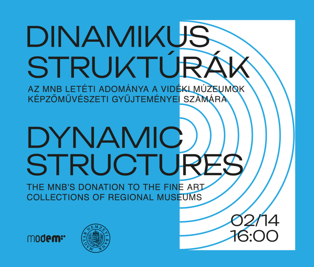 Dinamikus struktúrák – Az MNB letéti adománya a vidéki múzeumok képzőművészeti gyűjteményei számára című kiállítás első programnapja