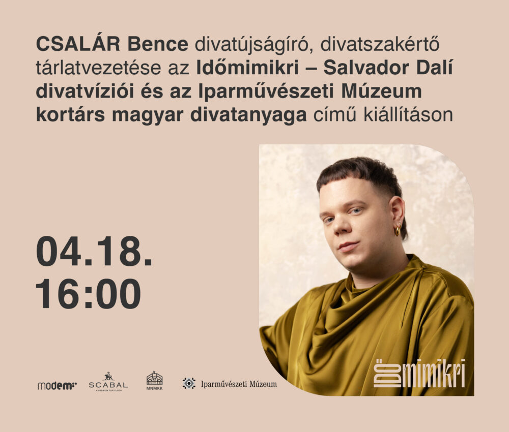 Csalár Bence tárlatvezetése az Időmimikri című kiállításon