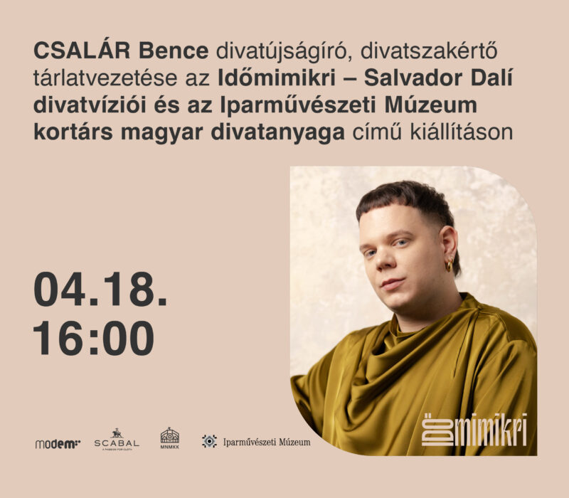 Csalár Bence tárlatvezetése az Időmimikri című kiállításon