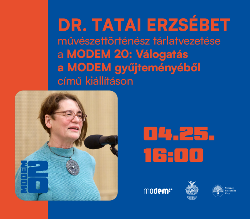 Dr. Tatai Erzsébet művészettörténész tárlatvezetése a MODEM 20: Válogatás a MODEM gyűjteményéből című kiállításon
