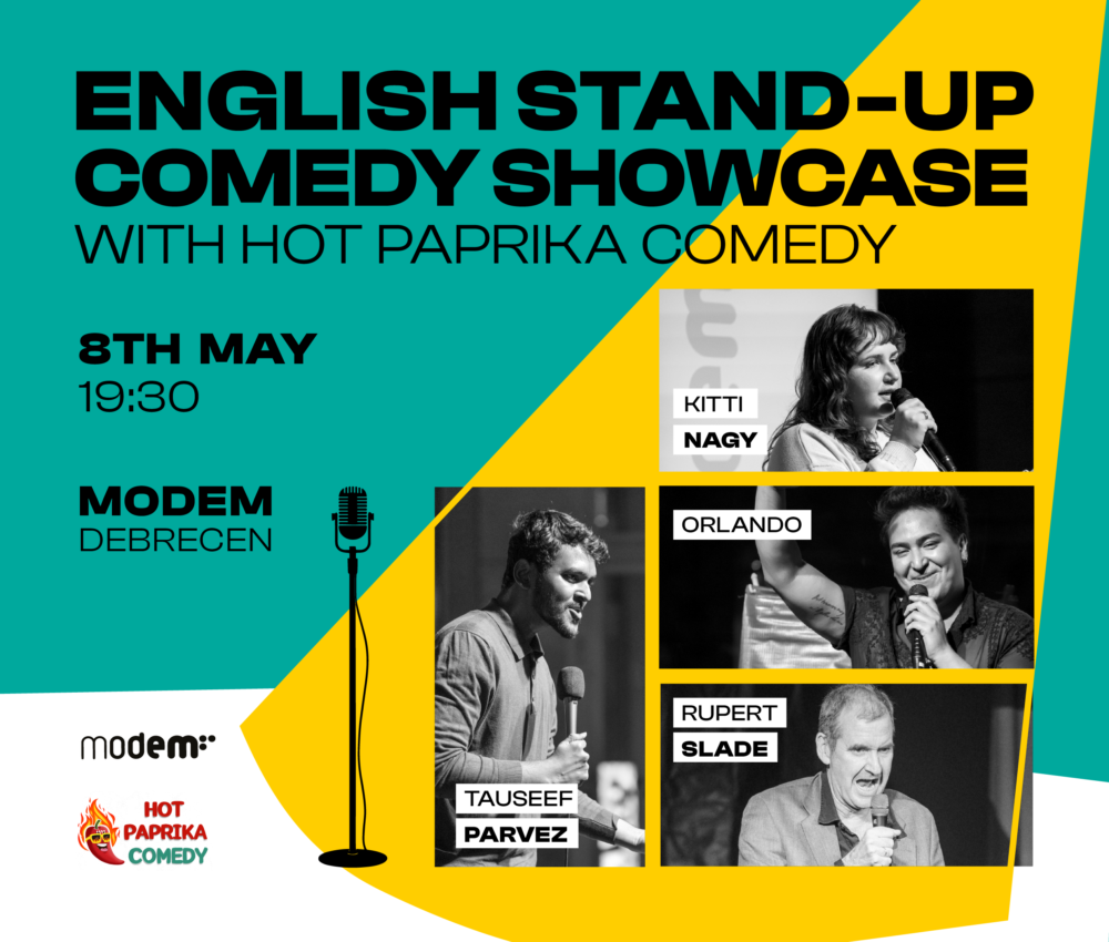 English Stand-Up Comedy Showcase with Hot Paprika Comedy at MODEM