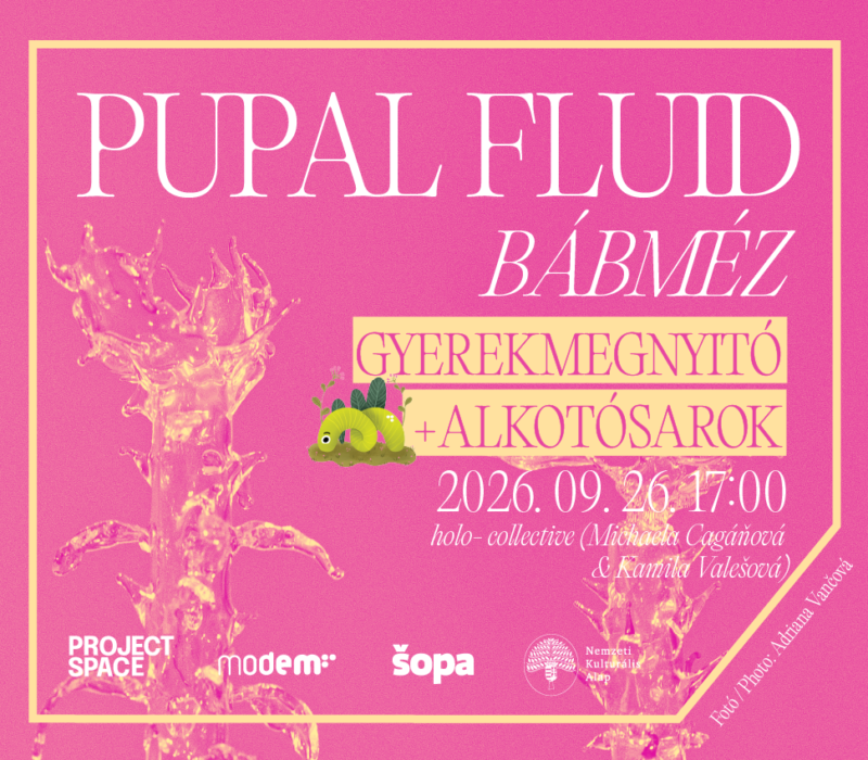 JÁTÉKOS GYEREKMEGNYITÓ ÉS ALKOTÓSAROK – holo-: Pupal Fluid // Bábméz