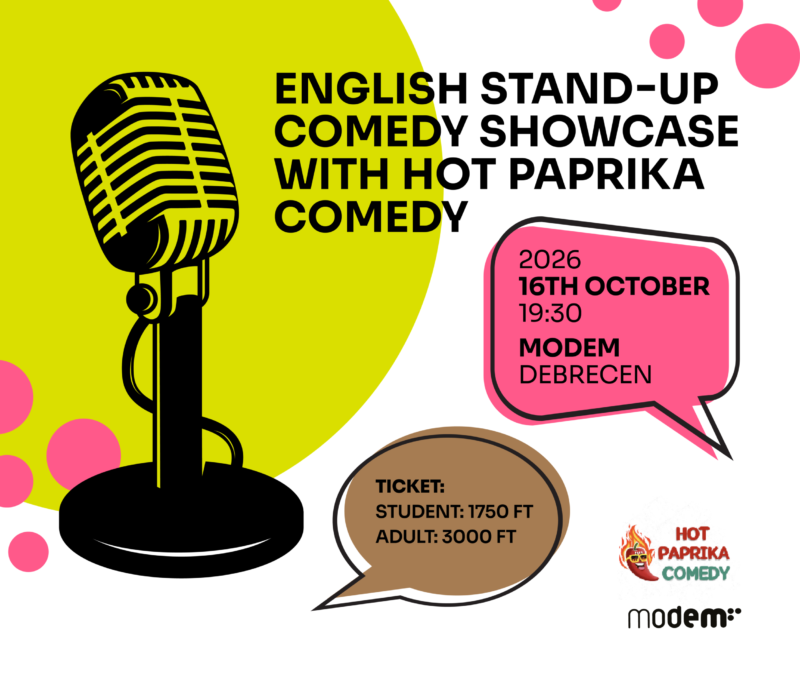 English Stand-Up Comedy Showcase with Hot Paprika Comedy at MODEM